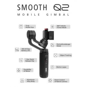 ZHIYUN gimbal κινητών τηλεφώνων SMOOTH-Q2, 3-Axis | eLabstore.gr ZHIYUN gimbal κινητών τηλεφώνων SMOOTH-Q2, 3-Axis | Αξεσουάρ κινητών | elabstore.gr
