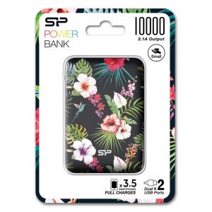 SILICON POWER Power bank C100, 10000mAh, 2x output, 2.1A, μαύρο | eLabstore.gr SILICON POWER Power bank C100, 10000mAh, 2x output, 2.1A, μαύρο | Αξεσουάρ κινητών | elabstore.gr