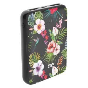 SILICON POWER Power bank C100, 10000mAh, 2x output, 2.1A, μαύρο | Αξεσουάρ κινητών | elabstore.gr