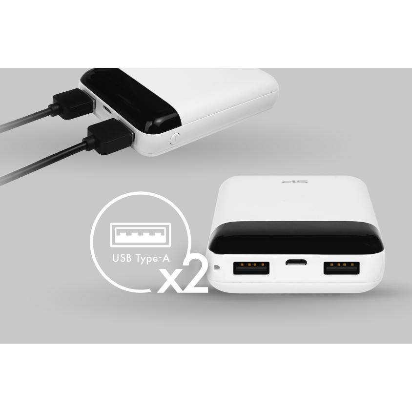 SILICON POWER Power bank GP25, 10000mAh, 2x output, 2.1A, λευκό | eLabstore.gr SILICON POWER Power bank GP25, 10000mAh, 2x output, 2.1A, λευκό | Αξεσουάρ κινητών | elabstore.gr