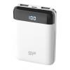 SILICON POWER Power bank GP25, 10000mAh, 2x output, 2.1A, λευκό | Αξεσουάρ κινητών | elabstore.gr