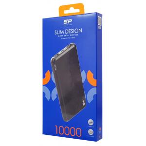 SILICON POWER Power bank GP27, 10000mAh, 2x output, 2.1A, μαύρο | eLabstore.gr SILICON POWER Power bank GP27, 10000mAh, 2x output, 2.1A, μαύρο | Αξεσουάρ κινητών | elabstore.gr
