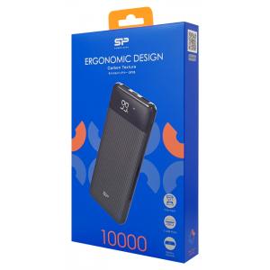 SILICON POWER Power bank GP28, 10000mAh, 2x output, 2.1A, μαύρο | Αξεσουάρ κινητών | elabstore.gr