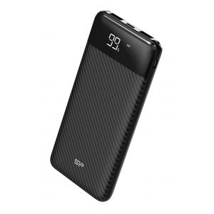 SILICON POWER Power bank GP28, 10000mAh, 2x output, 2.1A, μαύρο | Αξεσουάρ κινητών | elabstore.gr