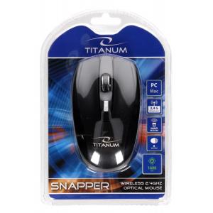 TITANUM ασύρματο ποντίκι Snapper TM105K, οπτικό, 1600DPI, μαύρο | eLabstore.gr TITANUM ασύρματο ποντίκι Snapper TM105K, οπτικό, 1600DPI, μαύρο | Συνοδευτικά PC | elabstore.gr