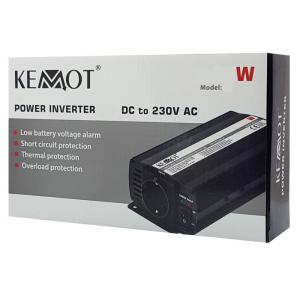 ΚΕΜΟΤ inverter αυτοκινήτου URZ3162, 12V σε 230V, 500W | Gadgets - Αξεσουάρ | elabstore.gr