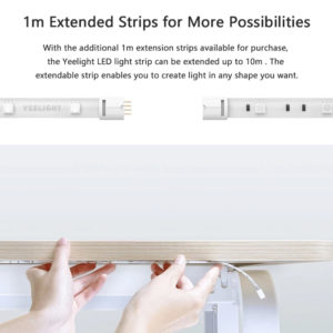 YEELIGHT προέκταση smart LED καλωδιοταινίας YLOT01YL, 1m | Φωτισμός | elabstore.gr