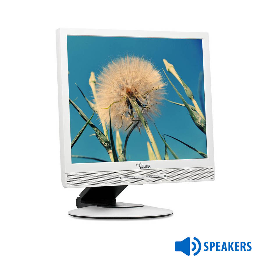 Used Monitor P17-x TFT/Fujitsu/17"/1280x1024/White/Grade B/w/Speakers/VGA & DVI-D | eLabstore.gr Used Monitor P17-x TFT/Fujitsu/17"/1280x1024/White/Grade B/w/Speakers/VGA & DVI-D | Refurbished | elabstore.gr
