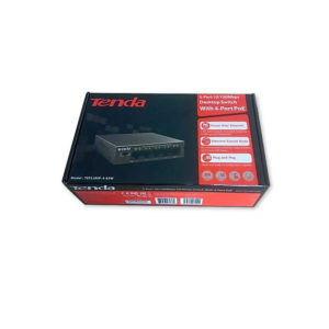 Tenda TEF1105P Desktop Switch 5-port w/4-Port Poe 10/100Mbps TEF1105P-4-63W | Δικτυακά & Smart Home | elabstore.gr