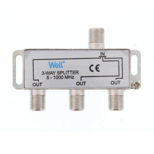Διακλαδωτής 1 Προς 3 CATV 3 (1.000hz) SPLT-FC/3-WL | Συστήματα Λήψης | elabstore.gr