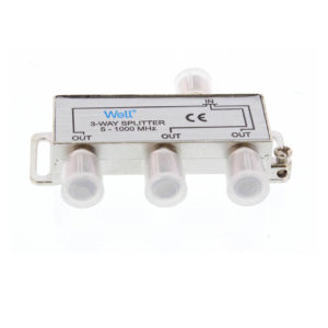 Διακλαδωτής 1 Προς 3 CATV 3 (1.000hz) SPLT-FC/3-WL | Συστήματα Λήψης | elabstore.gr