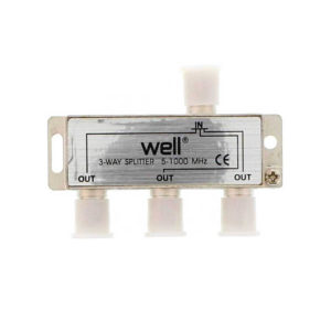 Διακλαδωτής 1 Προς 3 CATV 3 (1.000hz) SPLT-FC/3-WL | Συστήματα Λήψης | elabstore.gr