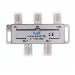 Διακλαδωτής 1 Προς 4 CATV 4 (1.000hz) SPLT-FC/4-WL | Συστήματα Λήψης | elabstore.gr
