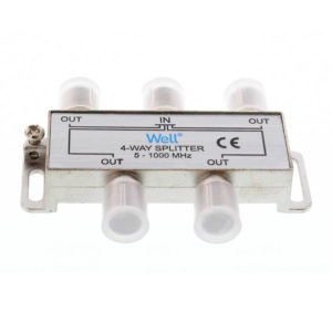 Διακλαδωτής 1 Προς 4 CATV 4 (1.000hz) SPLT-FC/4-WL | Συστήματα Λήψης | elabstore.gr
