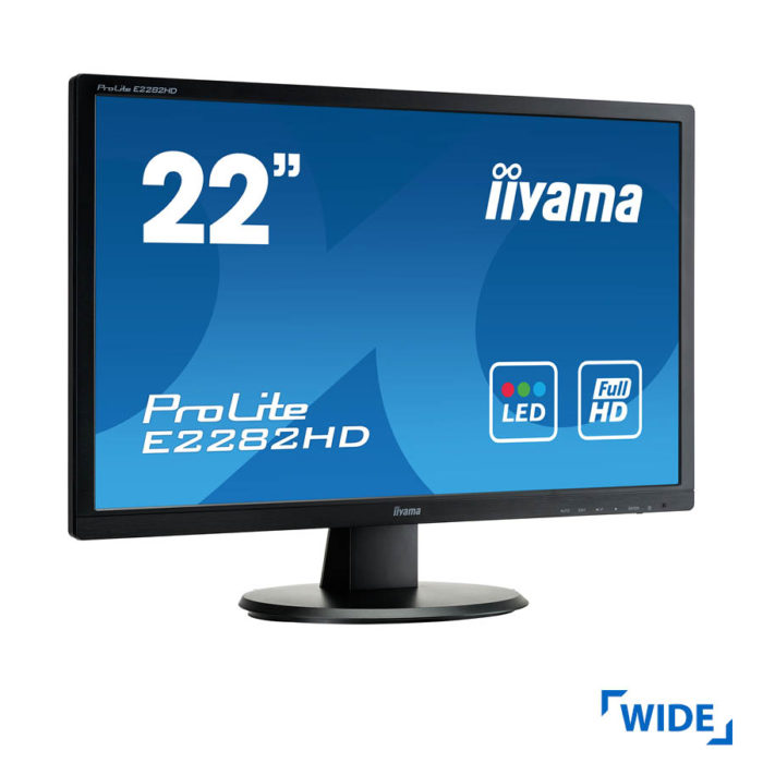 Used Monitor PL2282HD TFT/iiyama/22/1600x900/Wide/Black/VGA & DVI-D | Refurbished | elabstore.gr