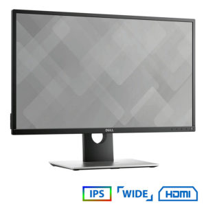 Used Monitor P2417H IPS/LED/Dell/24"/1920x1080/Wide/Black/D-SUB & HDMI & DP & USB HUB | Refurbished | elabstore.gr