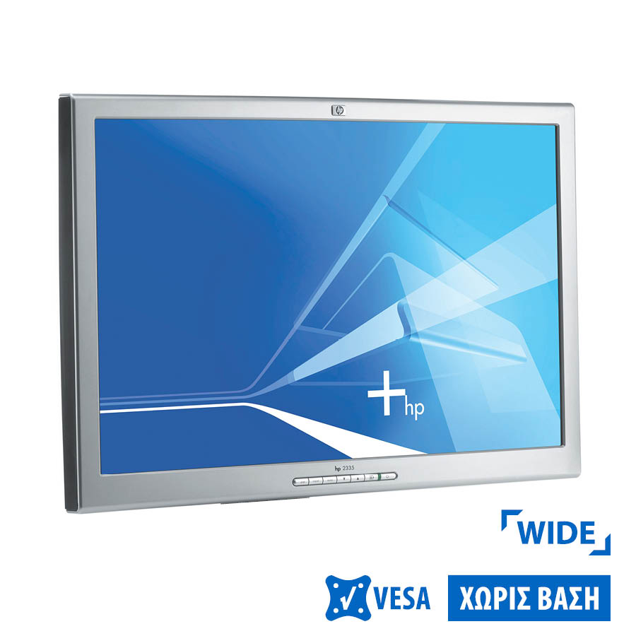 Used Monitor L2335 TFT/ HP/ 23"/ 1920x1200/ Wide/ Silver/ Black/ No Stand/ Grade B/ D-SUB & DVI-D | eLabstore.gr Used Monitor L2335 TFT/HP/23"/1920x1200/Wide/Silver/Black/No Stand/Grade B/D-SUB & DVI-D | Refurbished | elabstore.gr