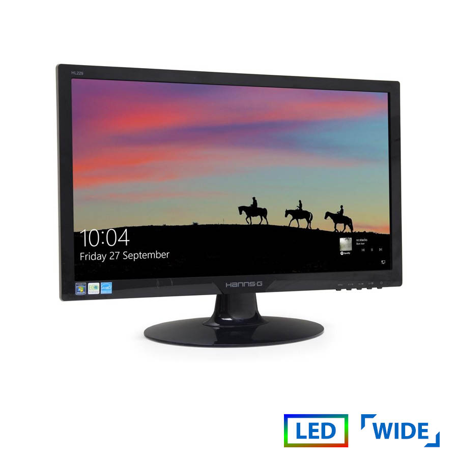 Used Monitor HL229 LED/Hannsg/22"/1920x1080/wide/Black/VGA & DVI-D | eLabstore.gr Used Monitor HL229 LED/Hannsg/22"/1920x1080/wide/Black/VGA & DVI-D | Refurbished | elabstore.gr