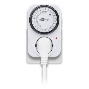 GOOBAY μηχανικός χρονοδιακόπτης ρεύματος 51276, λευκός | Τροφοδοσία Ρεύματος | elabstore.gr