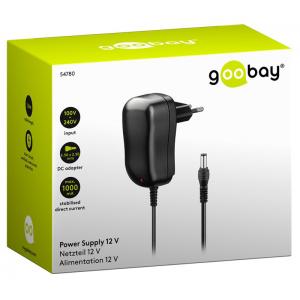GOOBAY επιτοίχιος φορτιστής 54780, 12V, 12W-1A, DC 5.5 x 2.5mm | eLabstore.gr GOOBAY επιτοίχιος φορτιστής 54780, 12V, 12W-1A, DC 5.5 x 2.5mm | Τροφοδοσία Ρεύματος | elabstore.gr