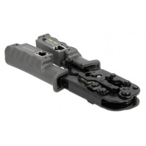 DELOCK εργαλείο πτύχωσης με απογυμνωτή & tester 90510, 8P/6P/4P | Εργαλεία | elabstore.gr