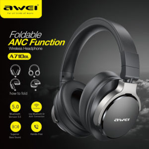 AWEI headphones A710BL, wireless & wired, BT 5.0, μαύρα | eLabstore.gr AWEI headphones A710BL, wireless & wired, BT 5.0, μαύρα | Αξεσουάρ κινητών | elabstore.gr