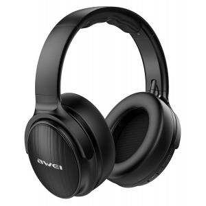 AWEI headphones A780BL, wireless & wired, BT 5.0, μαύρα | Αξεσουάρ κινητών | elabstore.gr