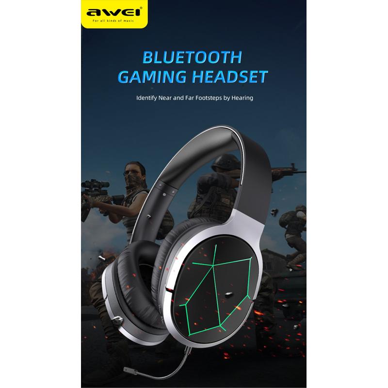 AWEI headphones με μικρόφωνο A799BL, wireless & wired, BT 5.0, μαύρα | eLabstore.gr AWEI headphones με μικρόφωνο A799BL, wireless & wired, BT 5.0, μαύρα | Αξεσουάρ κινητών | elabstore.gr