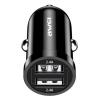 AWEI φορτιστής αυτοκινήτου C-826, 2x USB, 12W, μαύρος | Αξεσουάρ κινητών | elabstore.gr