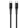 AWEI καλώδιο USB Type-C CL-111T, PD 60W, 3A, 1m, μαύρο | Αξεσουάρ κινητών | elabstore.gr