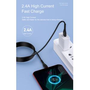 AWEI καλώδιο USB σε Lightning CL-115L, 2.4A, 1m, μαύρο | Αξεσουάρ κινητών | elabstore.gr