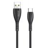 AWEI καλώδιο USB σε Type-C CL-115T, 2.4A, 1m, μαύρο | Αξεσουάρ κινητών | elabstore.gr