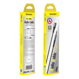 AWEI καλώδιο USB Type-C σε 3.5mm CL-116L, 1m, μαύρο | Αξεσουάρ κινητών | elabstore.gr