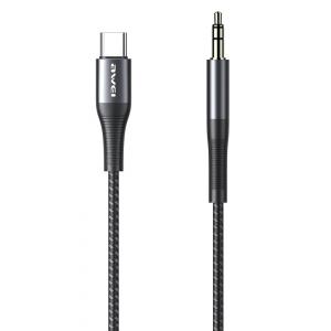 AWEI καλώδιο USB Type-C σε 3.5mm CL-116T, AUX, 1m, μαύρο | Αξεσουάρ κινητών | elabstore.gr