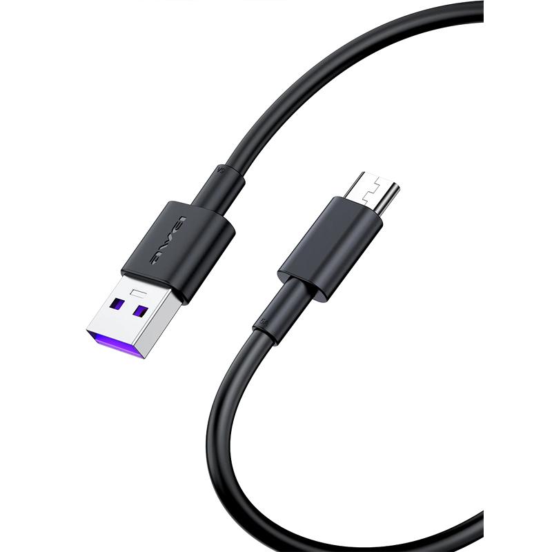 AWEI καλώδιο USB σε Micro USB CL-77M, 5A, 1m, μαύρο | eLabstore.gr AWEI καλώδιο USB σε Micro USB CL-77M, 5A, 1m, μαύρο | Αξεσουάρ κινητών | elabstore.gr