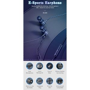 AWEI earphones με μικρόφωνο ES-180I, 3.5mm, 1.2m, μαύρα | Αξεσουάρ κινητών | elabstore.gr