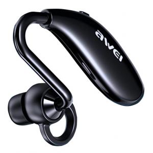AWEI earphone με μικρόφωνο N5, Bluetooth 5.0, 55mAh, μαύρο | Αξεσουάρ κινητών | elabstore.gr