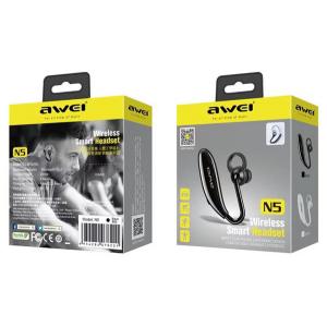 AWEI earphone με μικρόφωνο N5, Bluetooth 5.0, 55mAh, μαύρο | eLabstore.gr AWEI earphone με μικρόφωνο N5, Bluetooth 5.0, 55mAh, μαύρο | Αξεσουάρ κινητών | elabstore.gr