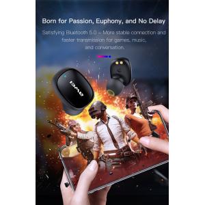 AWEI earphones με θήκη φόρτισης T13, True Wireless, μαύρα | Αξεσουάρ κινητών | elabstore.gr