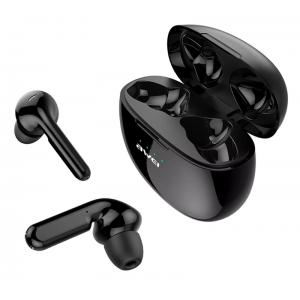 AWEI earphones με θήκη φόρτισης T15, True Wireless, μαύρα | Αξεσουάρ κινητών | elabstore.gr