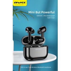 AWEI earphones με θήκη φόρτισης T29, True Wireless, μαύρα | eLabstore.gr AWEI earphones με θήκη φόρτισης T29, True Wireless, μαύρα | Αξεσουάρ κινητών | elabstore.gr