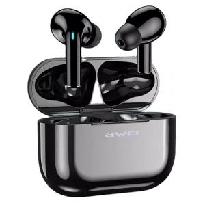 AWEI earphones με θήκη φόρτισης T29, True Wireless, μαύρα | Αξεσουάρ κινητών | elabstore.gr