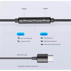 AWEI earphones με μικρόφωνο TC-1, Type-C, 1.2m, μαύρα | Αξεσουάρ κινητών | elabstore.gr