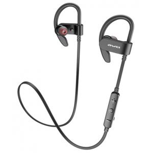 AWEI earphones με μικρόφωνο WT50, Bluetooth, 2x 60mAh, μαύρα | Αξεσουάρ κινητών | elabstore.gr