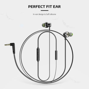 AWEI earphones με μικρόφωνο Z1, 3.5mm, 1.2m, μαύρα | Αξεσουάρ κινητών | elabstore.gr