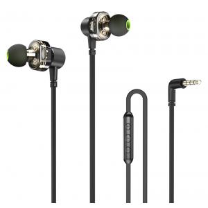 AWEI earphones με μικρόφωνο Z2, 3.5mm, 1.2m, μαύρα | Αξεσουάρ κινητών | elabstore.gr
