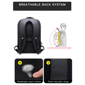ARCTIC HUNTER τσάντα πλάτης B00193-BL με θήκη laptop 15.6, γκρι | Οικιακές & Προσωπικές Συσκευές | elabstore.gr