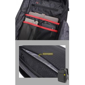 ARCTIC HUNTER τσάντα πλάτης B00348-GY με θήκη laptop 15.6, γκρι | Οικιακές & Προσωπικές Συσκευές | elabstore.gr