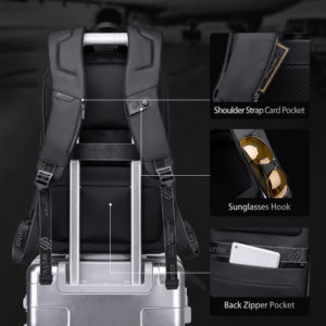 ARCTIC HUNTER τσάντα πλάτης B00423-BK με θήκη laptop 15.6, μαύρη | Οικιακές & Προσωπικές Συσκευές | elabstore.gr