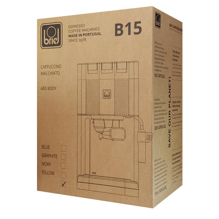 BRIEL μηχανή espresso B15, 20 bar, μπεζ, 10 χρόνια εγγύηση | eLabstore.gr BRIEL μηχανή espresso B15, 20 bar, μπεζ, 10 χρόνια εγγύηση | Οικιακές & Προσωπικές Συσκευές | elabstore.gr